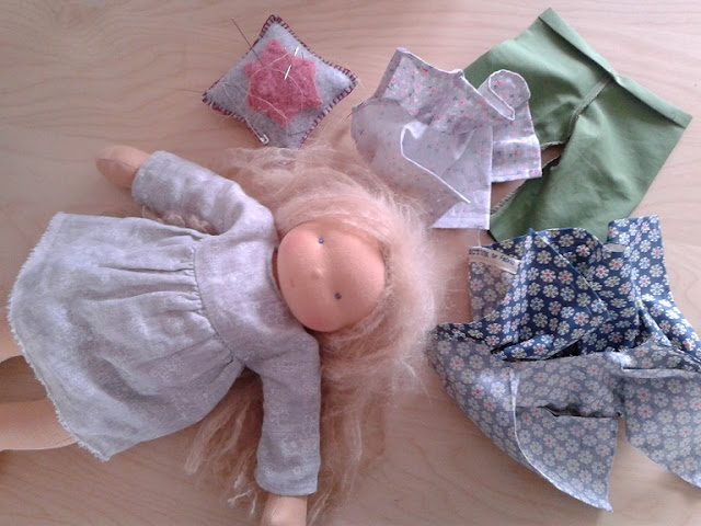 waldorfpuppe, lange haare puppe waldorfpuppe, lange haare puppe