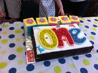 Joel 1st Birthday - ONE cake