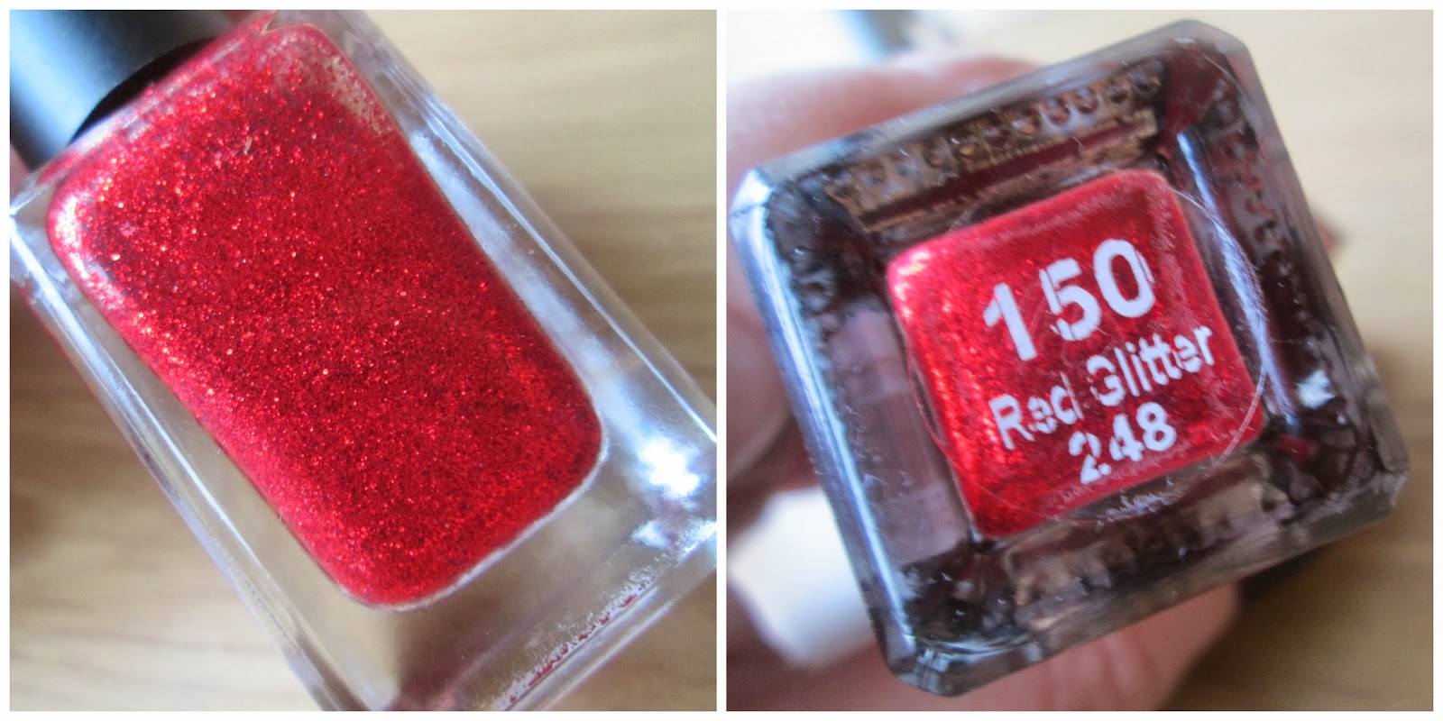 Barry M Red Glitter Nail Polish Review
