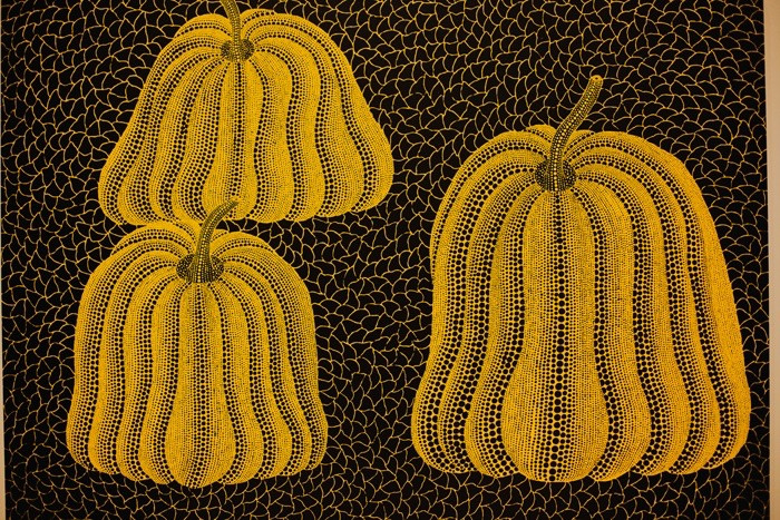yayoi kusama yellow spotted pumpkins yayoi kusama