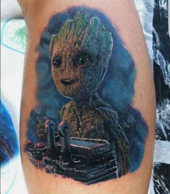 tatuagens do Groot tatuagens do Groot