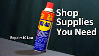 can of WD-40 closeup