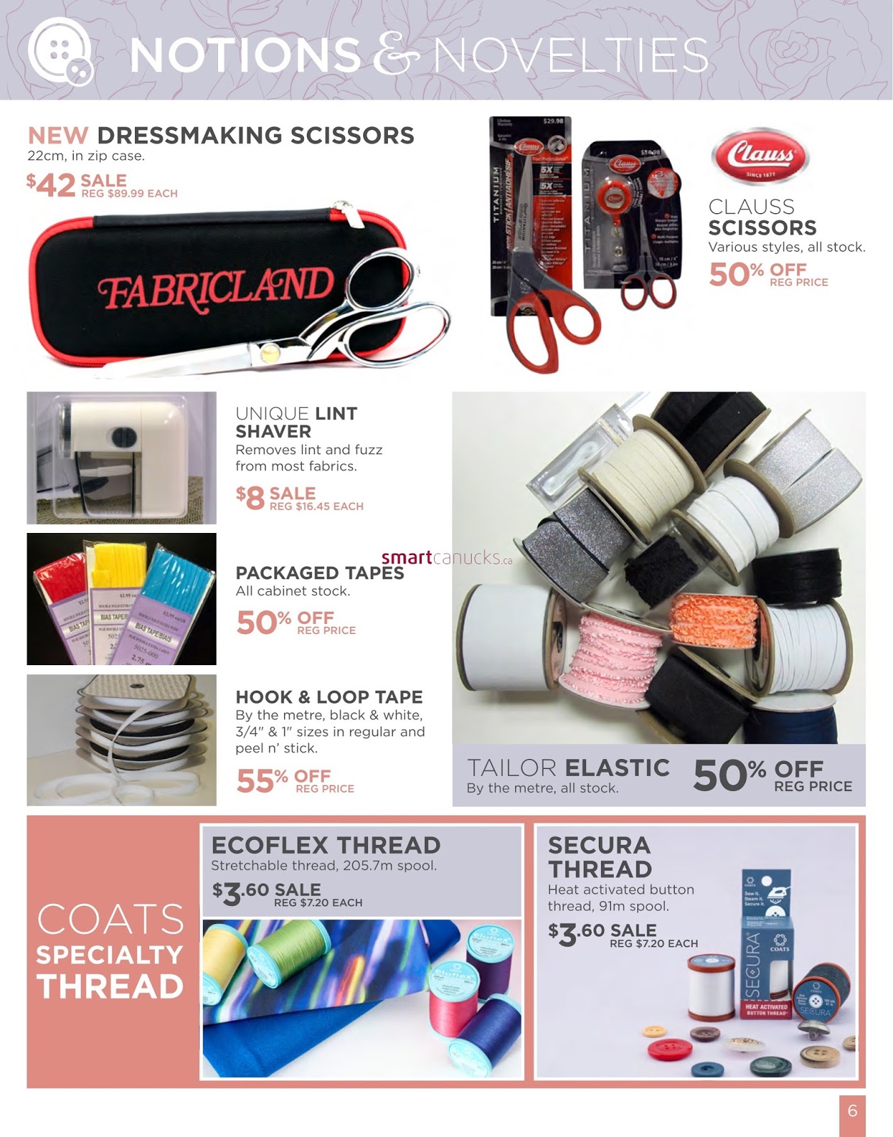 fabricland flyer april 2 27 2018 weekly flyers canada fabricland calgary flyer