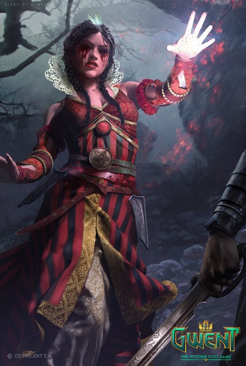 As ilustrações de fantasia para o game Gwent de Diego de Almeida Peres Diego de Almeida Peres artstation arte ilustrações fantasia games gwent the witcher