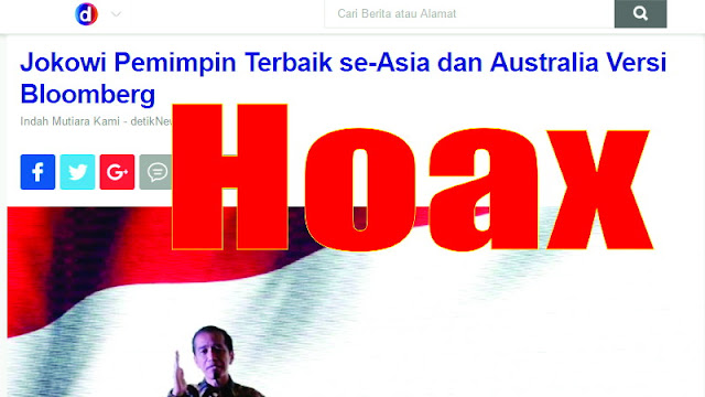 Jokowi Dinobatkan Bloomberg Sebagai Pemimpin Terbaik Asia-Australia Ternyata Hoax