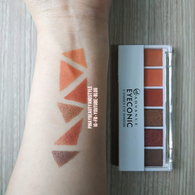EB Advance Eyeconic Palette Swatches, Review, Price Mixed Metals