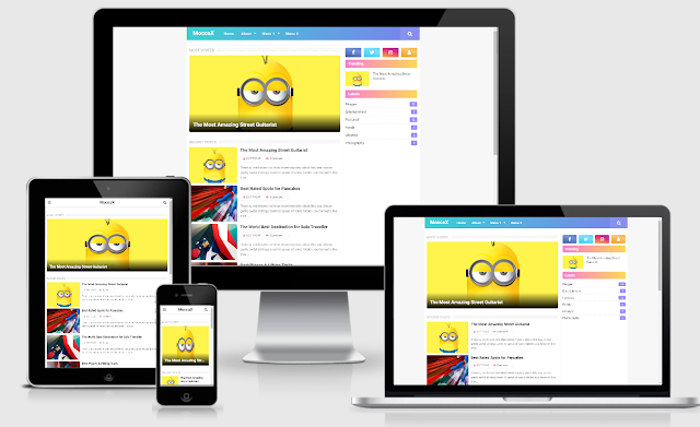 Download Mocca Pro Version Responsive Blogger Template