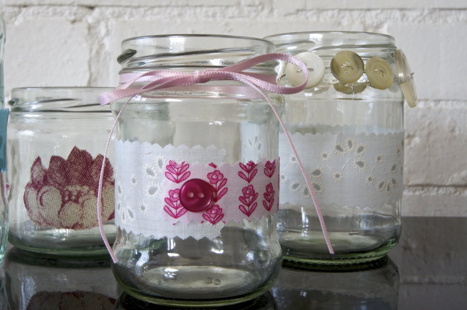 REAL LIFE Jam jar makeover