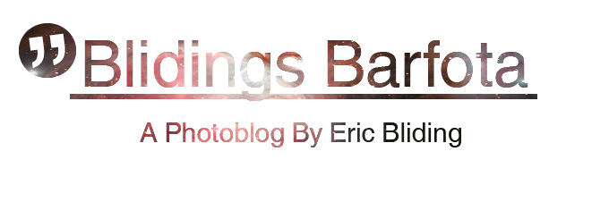 A photoblogg, Eric Bliding