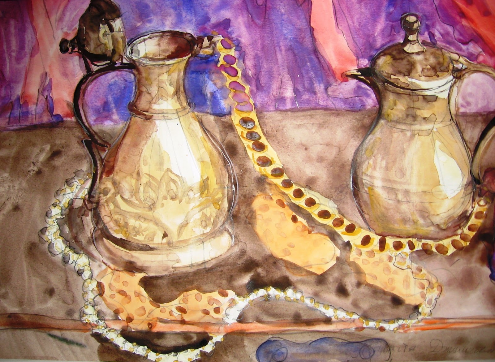 жили были два кувшина