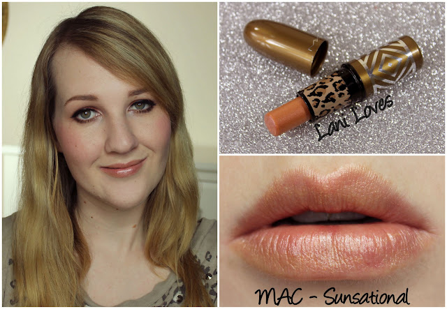 MAC Sunsational lipstick swatch