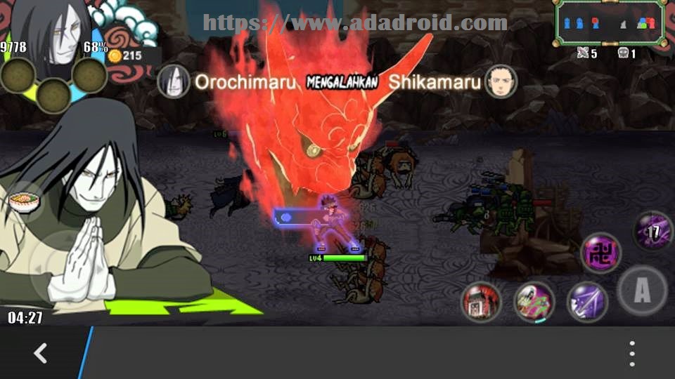 Sprite Zabuza rep Orochimaru and Audio by Morii for Naruto Senki