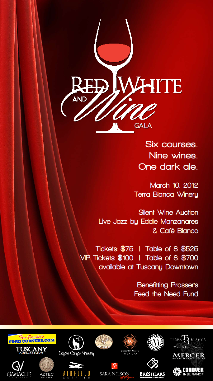 One Rich Wine Guy Red White and Wine Gala March 10th