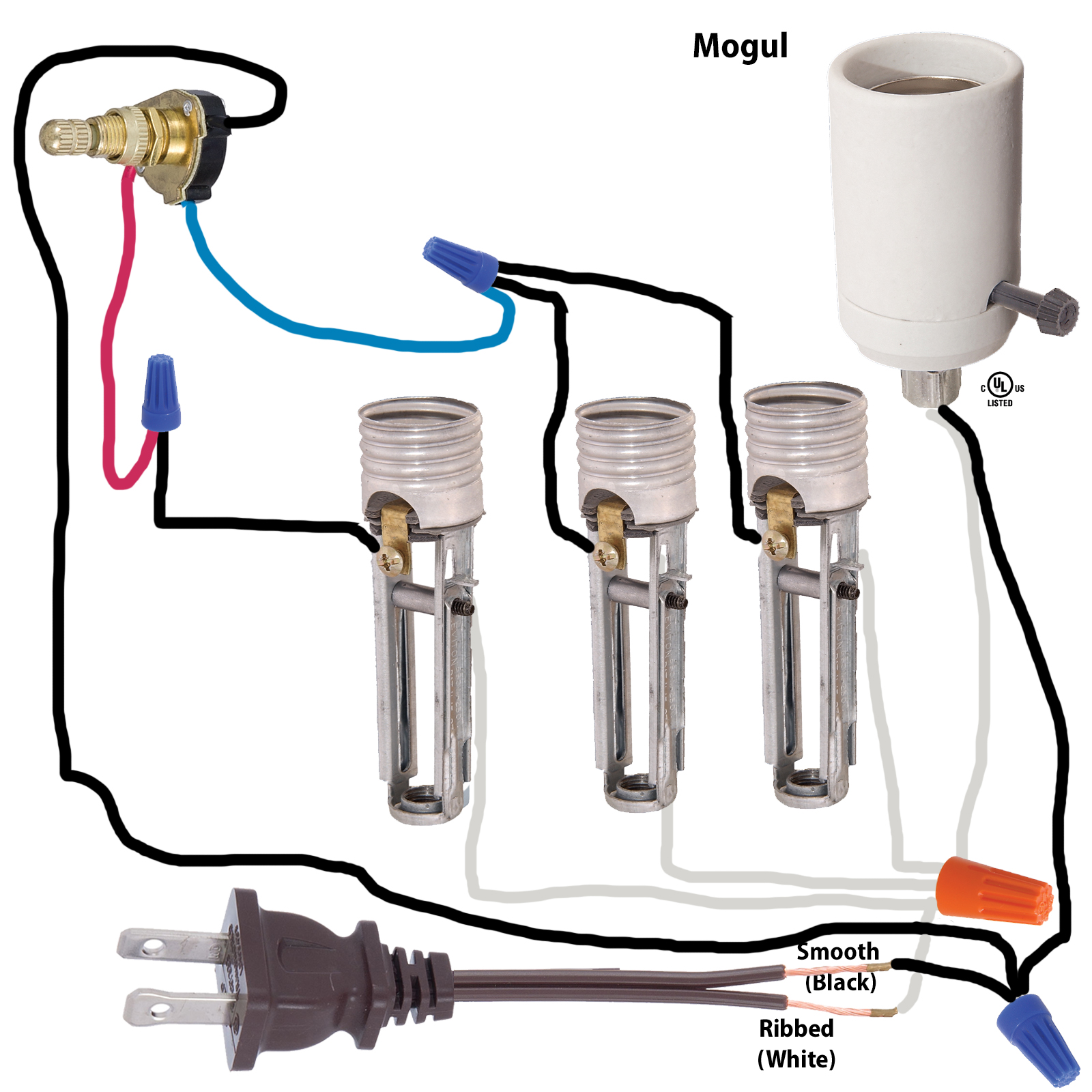 Lamp Parts And Repair Lamp Doctor Floor Lamp With Mogul Socket