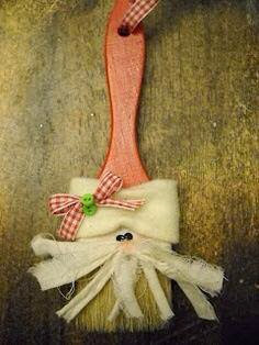 Κατασκευές Χριστουγέννων με πινέλα