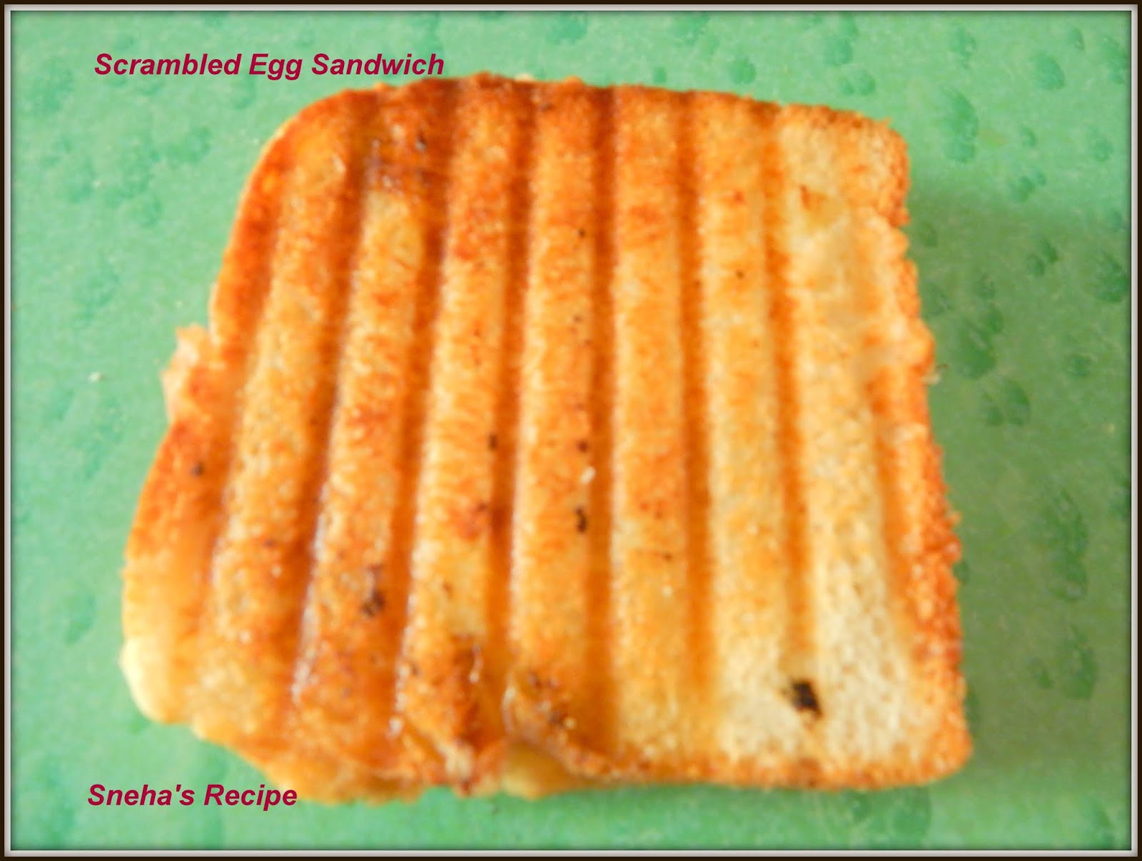 Scrambled Egg Sandwich#Foodieextravaganza - Sneha's Recipe