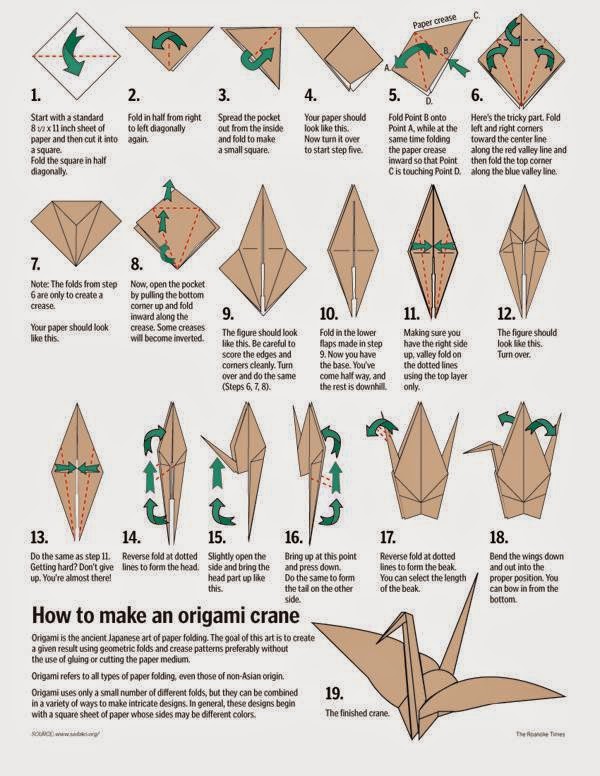 Cara Membuat Origami Burung Bangau Yang Mudah All About Craft