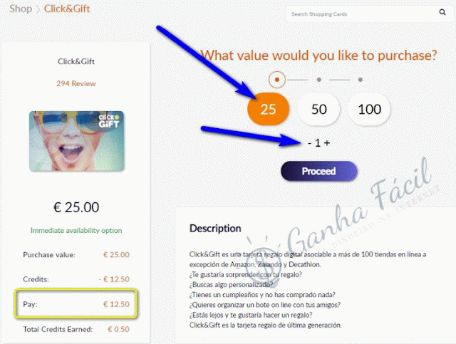 Click&Gift sixth continent click gift card voucher
