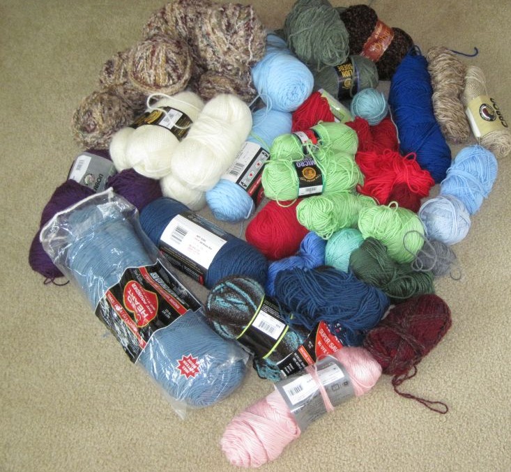 Bridge and Beyond Donating Yarn to Help our Homeless