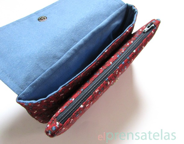 Cartera doble cremallera