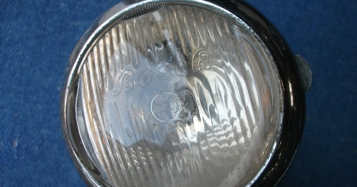 vwjunkyard COOL, BIG BOSCH BICYCLE HEADLIGHT 30s40s €70