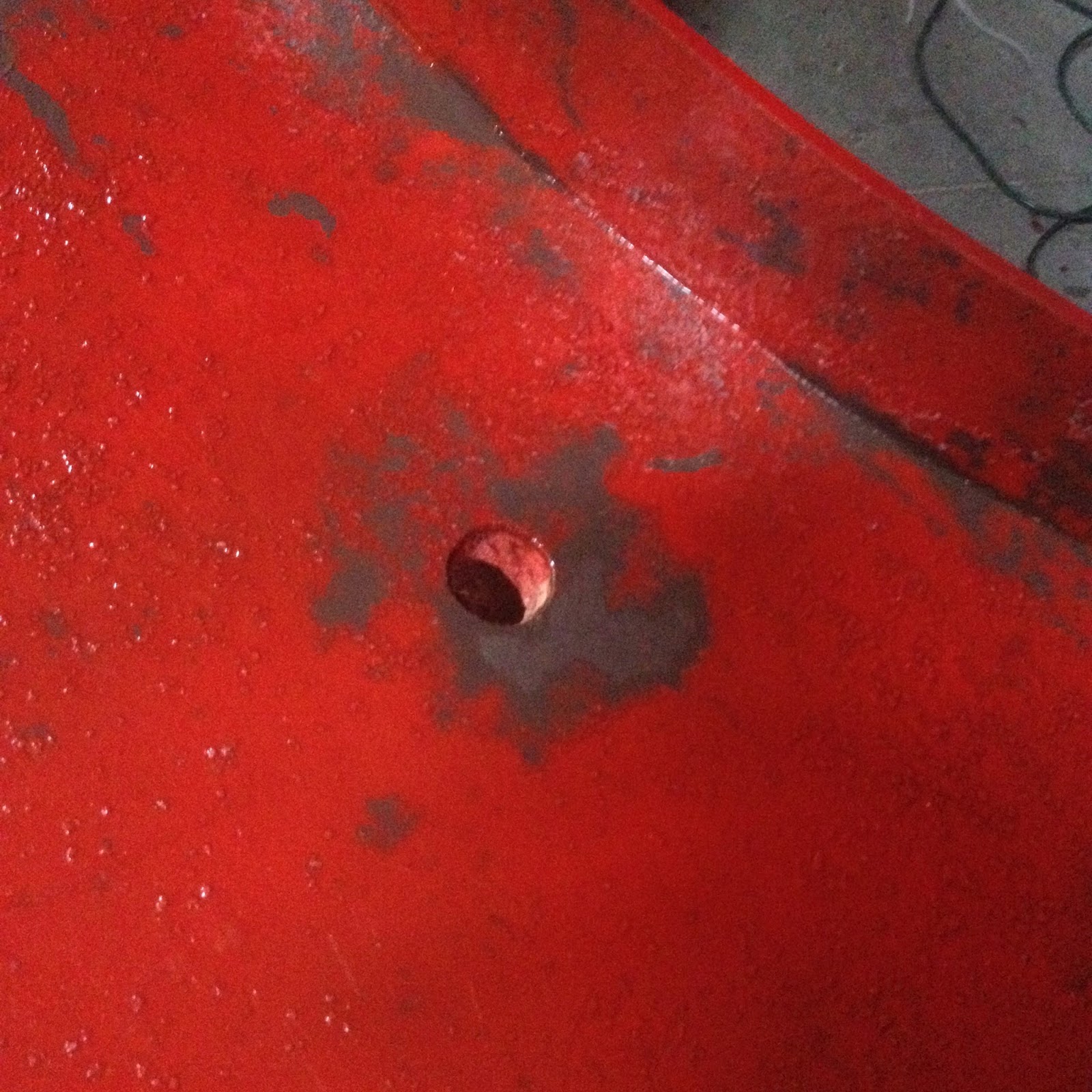 DAVE LOWE DESIGN the Blog Chipped Painted Metal Faux Finish HowTo