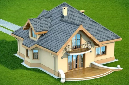 desain rumah rumah eropa sederhana