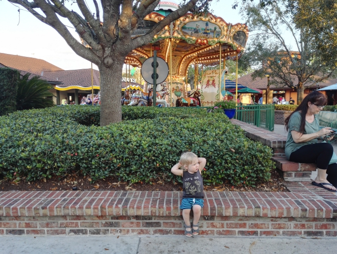 Disney Springs, Orlando Florida lasten kanssa