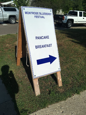 pancake breakfast at Montrose Blueberry Festival Michigan