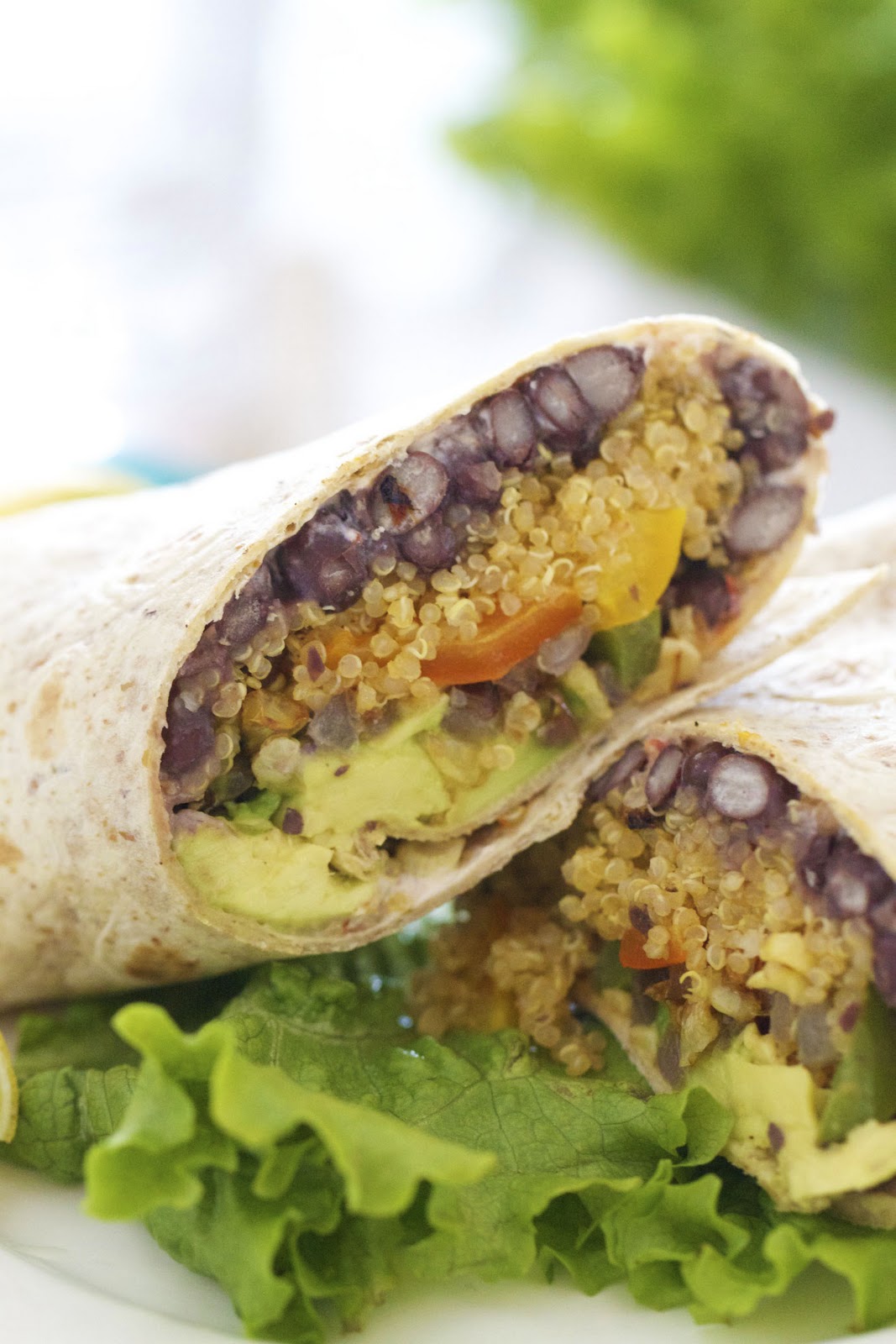 Epicurean Mom: Southwestern Quinoa Wrap {Vegetarian}