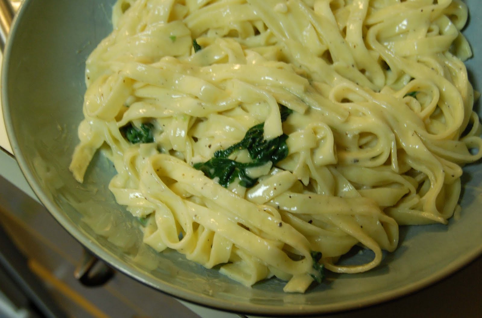 The Recipe Library Jamie's Dinners Tagliatelle with Spinach