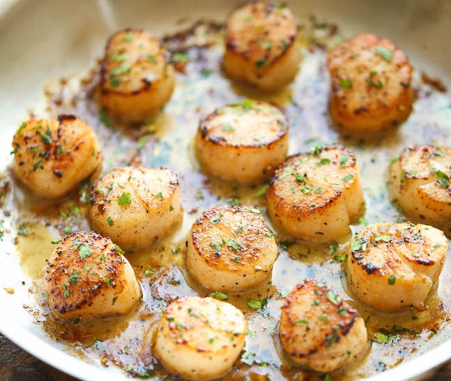LEMON BUTTER SCALLOPS Foodandcake123