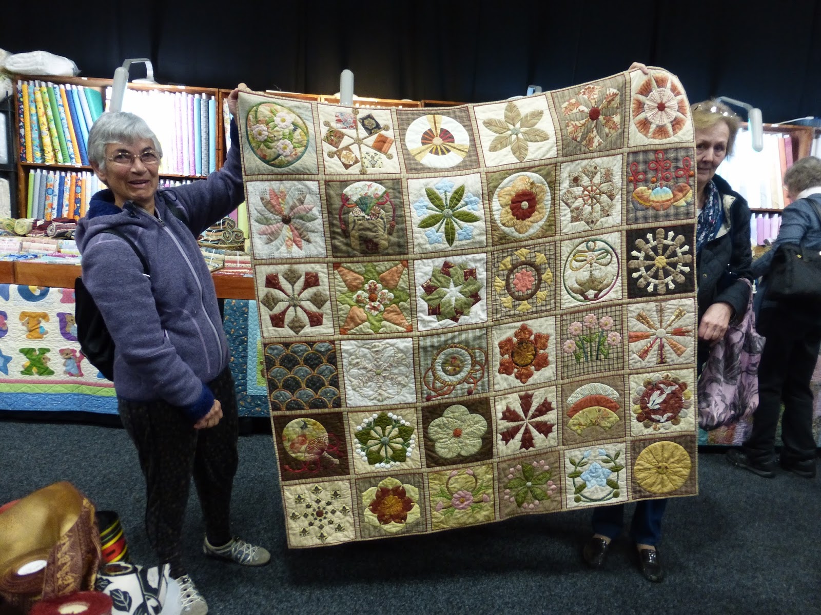 sashiko and other stitching Scottish Quilt Championships part 3
