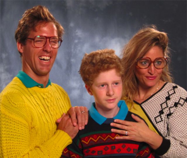 Funny 80s Family Portraits