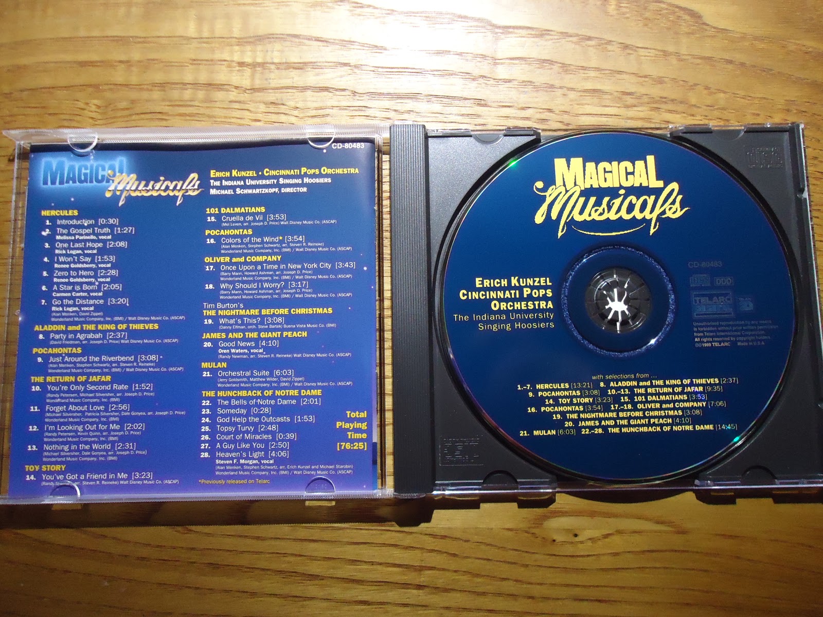 【ディズニーのcd】リゾートラインbgm Erich Kunzel「magical Musicals（ディズニーⅢ）」を買ってみた！ ぼくの