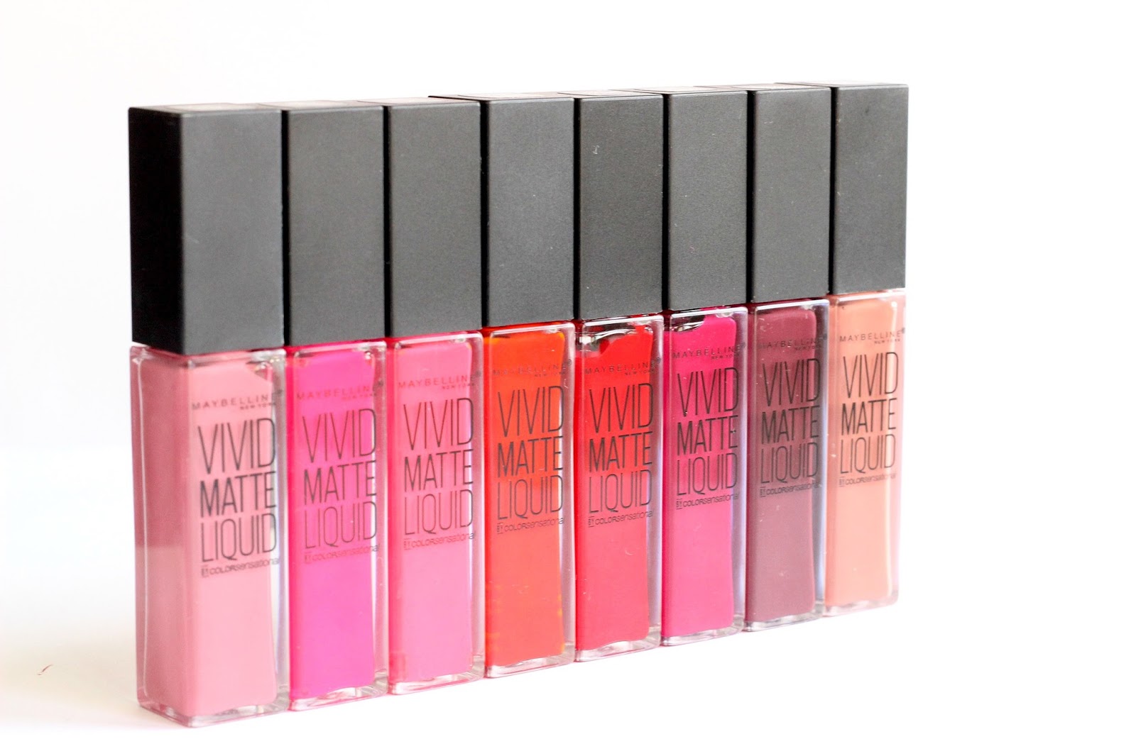 NEW Maybelline Color Sensational Vivid Matte Liquid Lipsticks Collection A picture of the NEW Maybelline Color Sensational Vivid Matte Liquid Lipsticks Collection