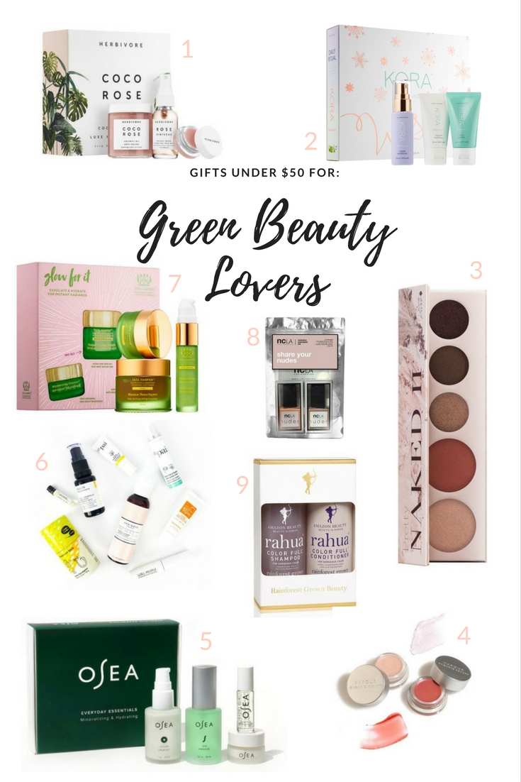 green beauty holiday gift guide