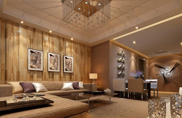 Trang trí mảng tường cho phòng khách bằng gỗ Trang trí mảng tường cho phòng khách bằng gỗ