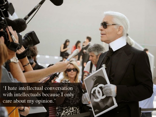 Just Smile With Style: Karl Lagerfeld's Best Quotes