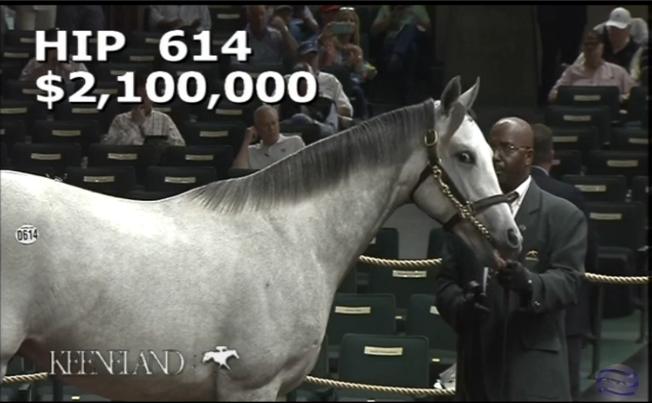 Turf Stats KEENELAND TERCER DIA. c.Tapit y Silver Colors 2 100 000
