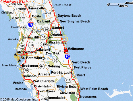 Florida Map 2018 Where Is Melbourne Florida On The Map