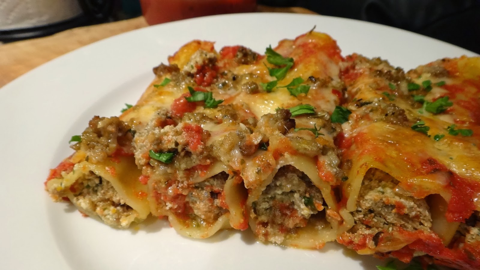 Beef & Ricotta Cannelloni