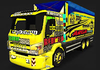 Download 5 140 L300 Blue Sweet Skin Livery Driving Simulator PSD Mockup Templates