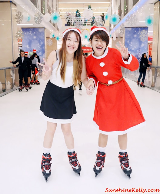 the 1st Synthetic Ice Skating Rink in Bukit Bintang, fahrenheit88, Bukit Bintang, the 1st Synthetic Ice Skating Rink, Fun Christmas, Christmas 2015, Christmas, shopping mall christmas decorations