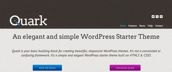 Quark starter theme for WordPress