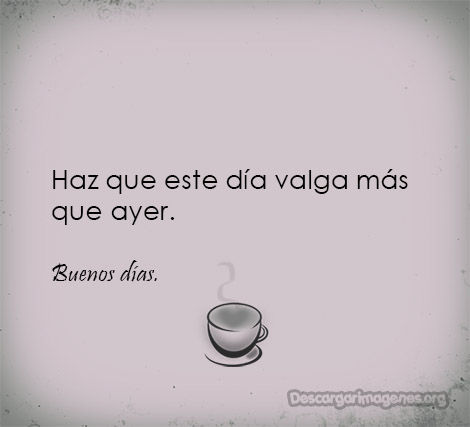 Enviar buenos días tiernos.