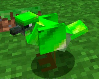 Mo' Creatures pájaro verde Minecraft mod