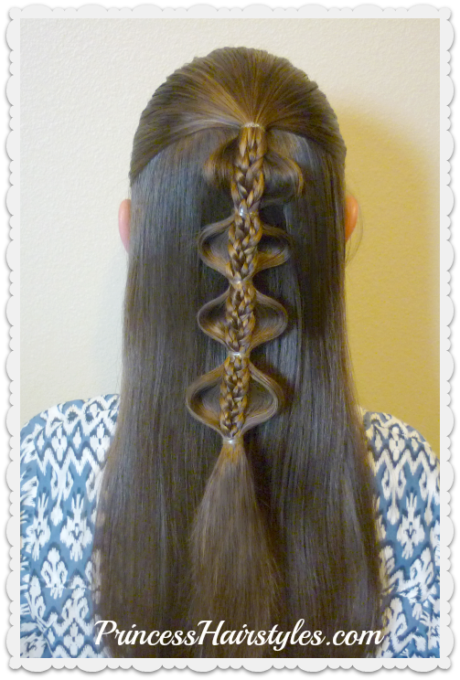 Hairstyles For School, The Palm Tree Bubble Braid Tutorial Hairstyles