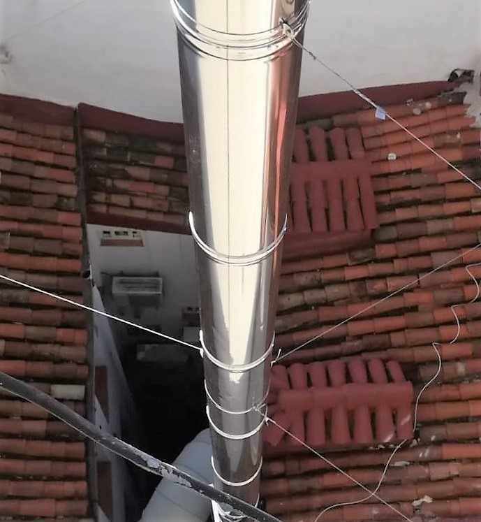 Salida de humos Madrid, Instaladores en Madrid salida de humos según