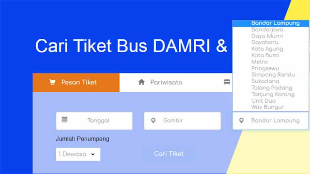 Harga Tiket Bus Damri Jakarta Lampung